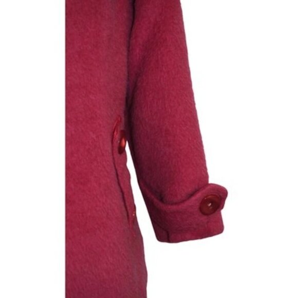 Jiaxueyuren Womens Wool Blend Peacoat Jacket With Button Accents Stylish & Warm - Picture 5 of 6